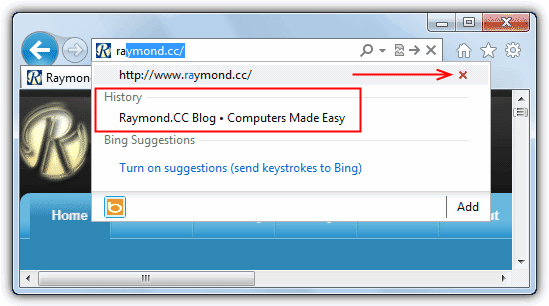 Internet Explorer history