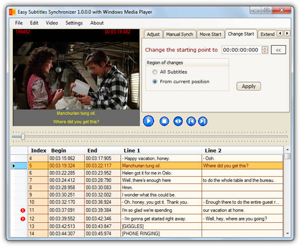 Easy Subtitles Synchronizer