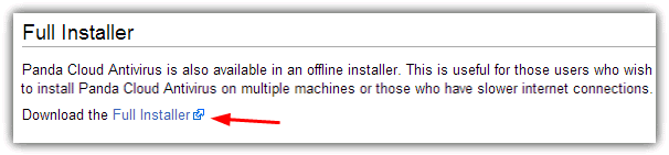 panda cloud antivirus full installer