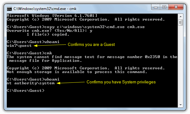 Kon-Boot Privilege Escalation