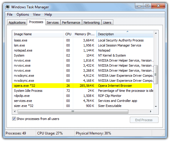 Opera Processes
