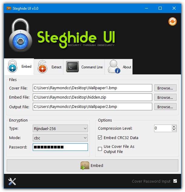 steghide ui