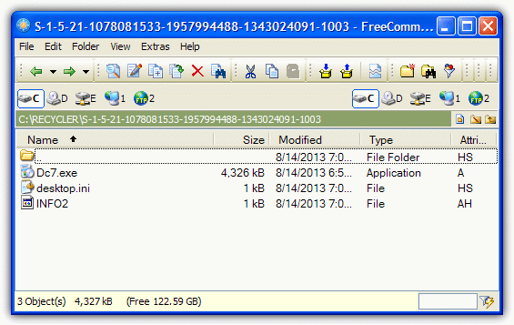 restore INFO2