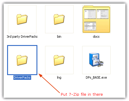 DriverPacks folder