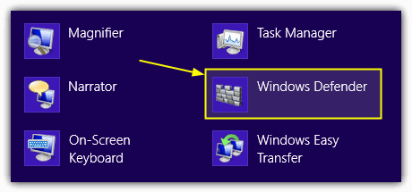 Windows 8 Defender