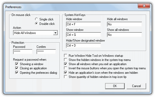 Window Hide Tool