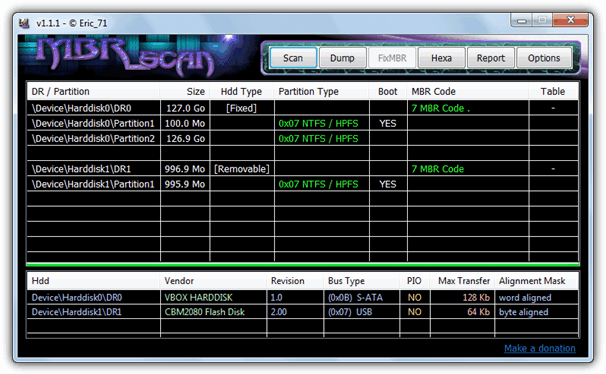 MBR Scan