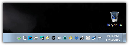notification area icons