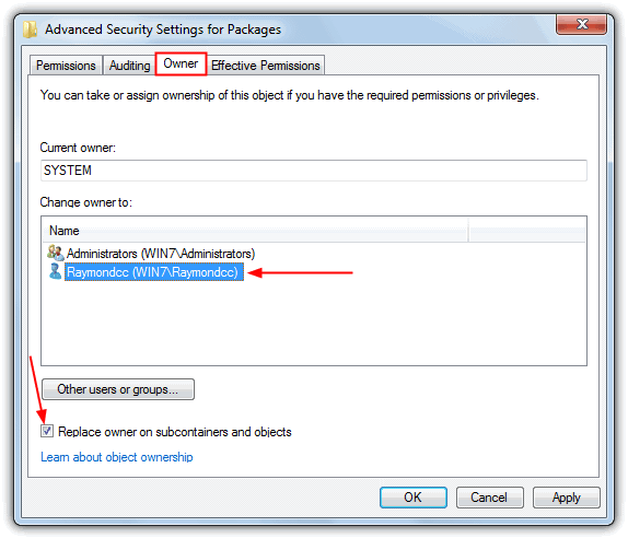 Taking Registry Ownership