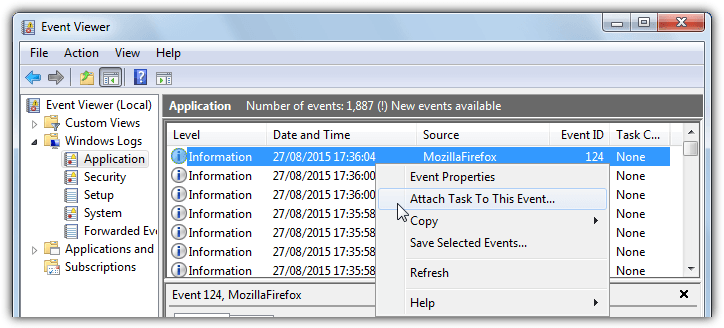 attach task to this event