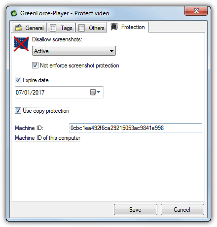 protection window options