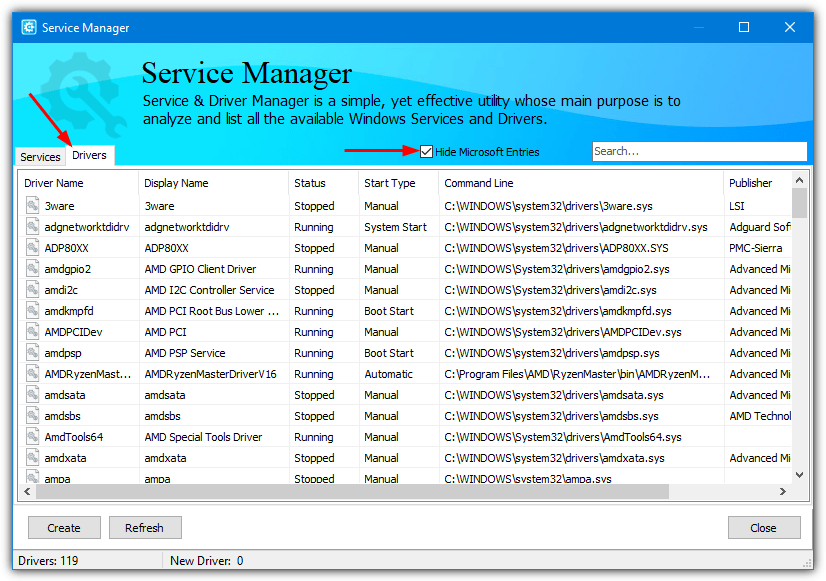 Hibit startup manager drivers