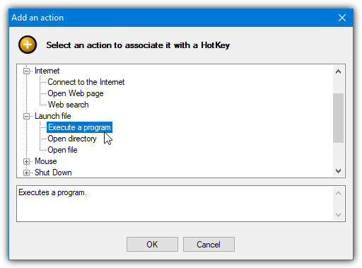 Hotkeybind actions