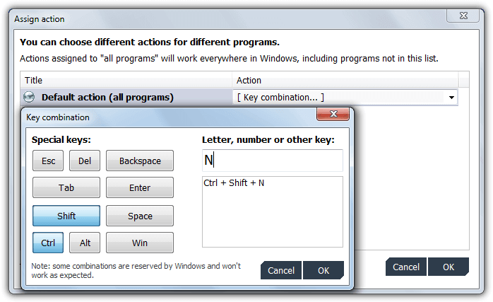 gmote assign action