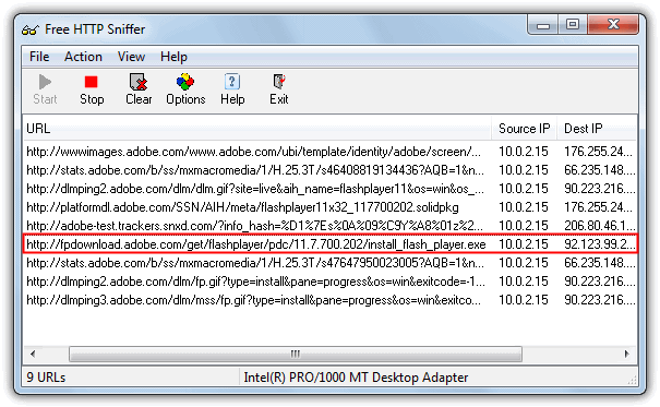 free http sniffer