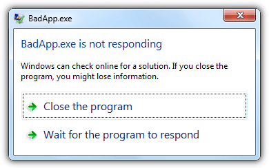 close the program