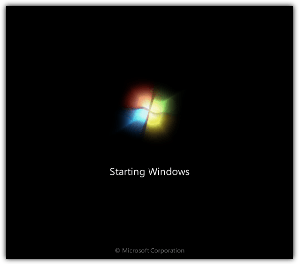 windows7 splash screen