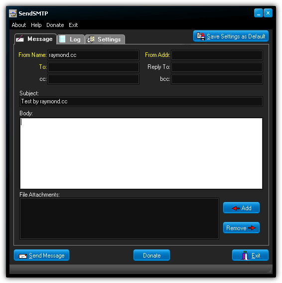 sendsmtp