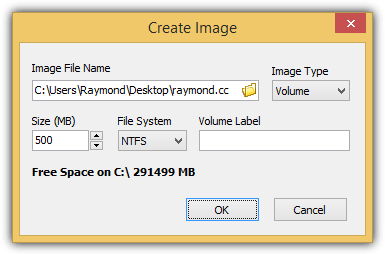 softperfect ramdisk create image
